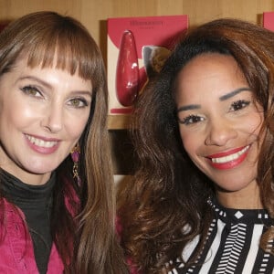 "C'est là que j'ai commencé à soigner mon port de tête, mon attitude, ma tenue."
Exclusif - Frédérique Bel et Alicia Fall lors de la soirée d'ouverture du magasin "Womanizer PopUp" et du nouveau "Marylin Monroe Womanizer" à Dollhouse Shop à Paris, le 8 décembre 2022. 