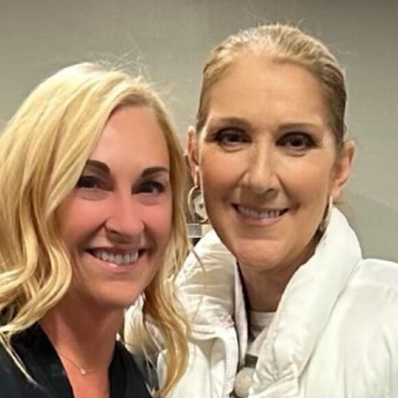 Céline Dion est apparue à Las Vegas à un match de hockey, le 30 octobre 2023.