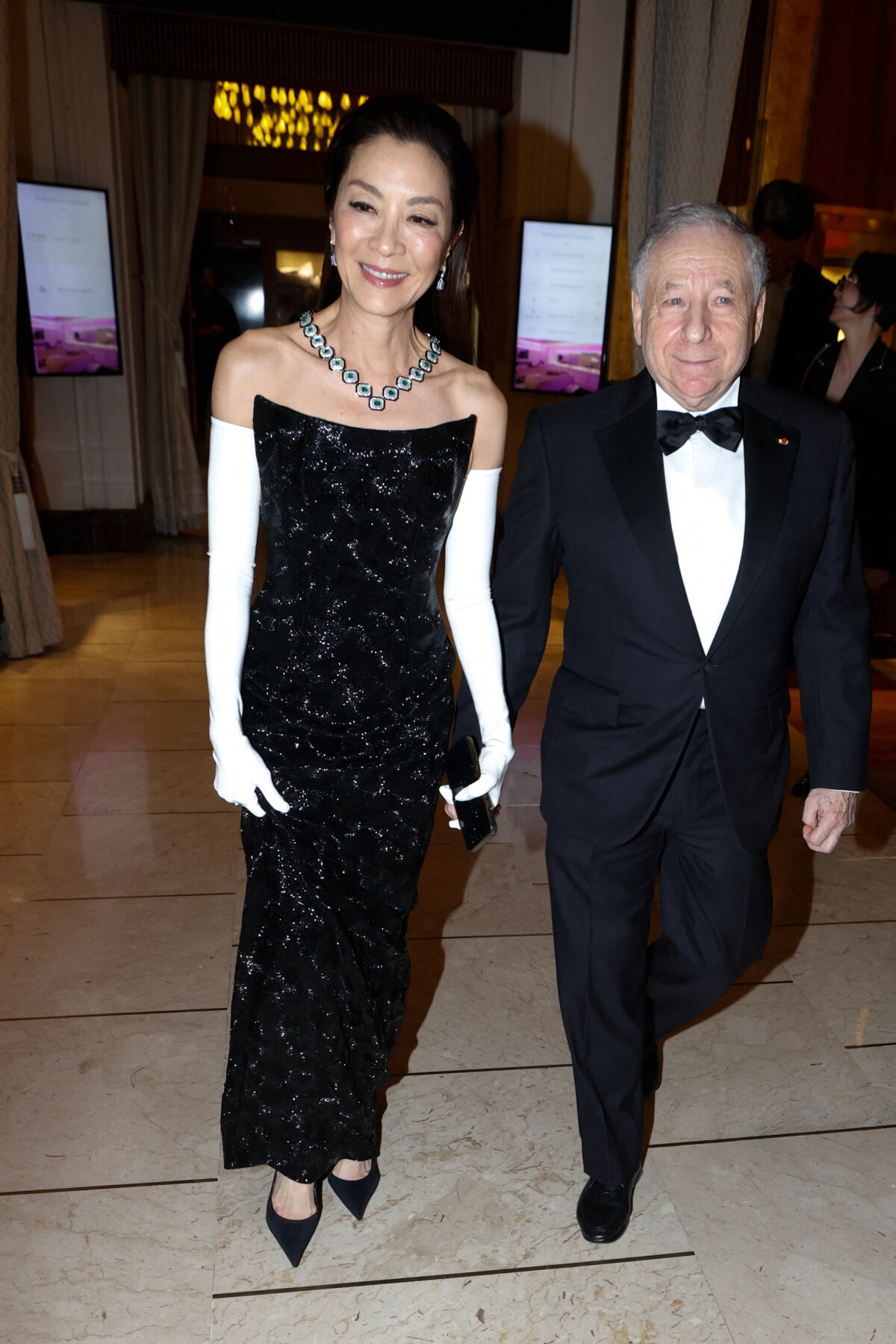 Photo : Michelle Yeoh et son mari Jean Todt à l'hôtel Majestic Barrière ...