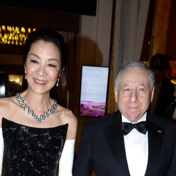 Michelle Yeoh et son mari Jean Todt à l'hôtel Majestic Barrière à Cannes pendant le 76ème festival international du film le 22 mai 2023. © Christophe Clovis / Bestimage