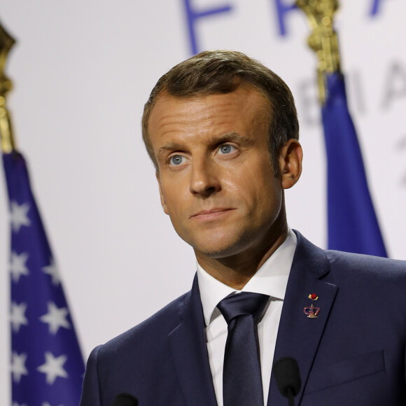 "Non, non, non ! Vous ne pouvez pas faire ça Donald, vous ne pouvez pas faire ça !", a notamment dit Donald Trump
Conférence de presse commune du président Emmanuel Macron et du président Donald Trump lors du sommet du G7 à Biarritz le 26 août 2019. © Dominique Jacovides / Bestimage