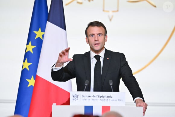 Emmanuel Macron. © Jacques Witt/Pool/Bestimage
