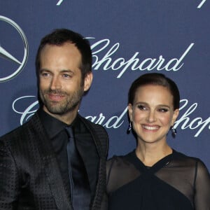 Benjamin Millepied et Natalie Portman (enceinte) - Soirée de gala du Festival International du Film de Palm Springs. Le 2 janvier 2017