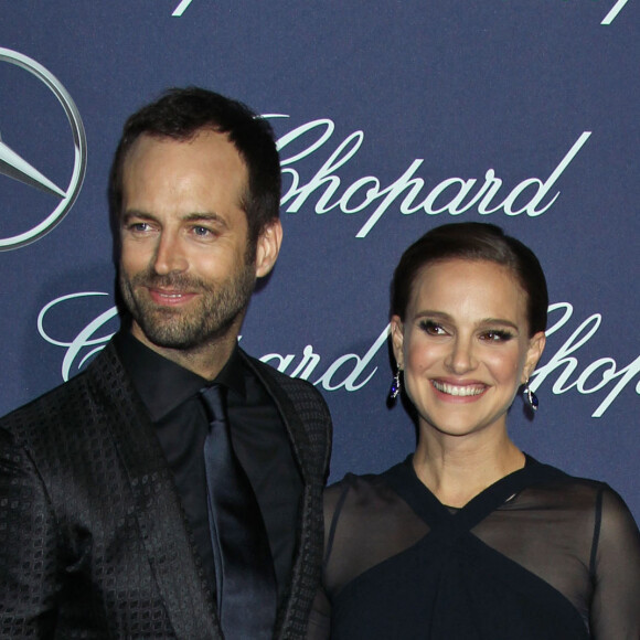 Benjamin Millepied et Natalie Portman (enceinte) - Soirée de gala du Festival International du Film de Palm Springs. Le 2 janvier 2017