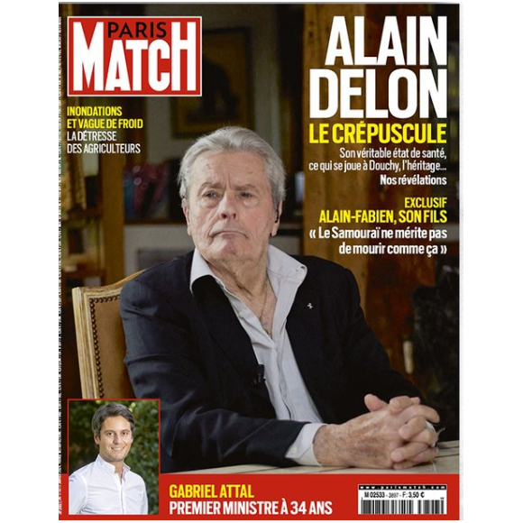 Alain Delon, Paris Match.