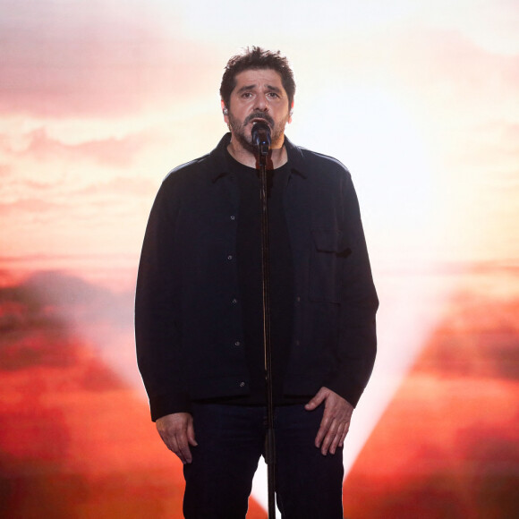 Exclusif - Patrick Fiori - Surprises - Enregistrement de l'émission "La boîte à secrets N°18", présentée par F.Bollaert et diffusée le 12 janvier 2024 sur France 3 © Christophe Clovis / Bestimage