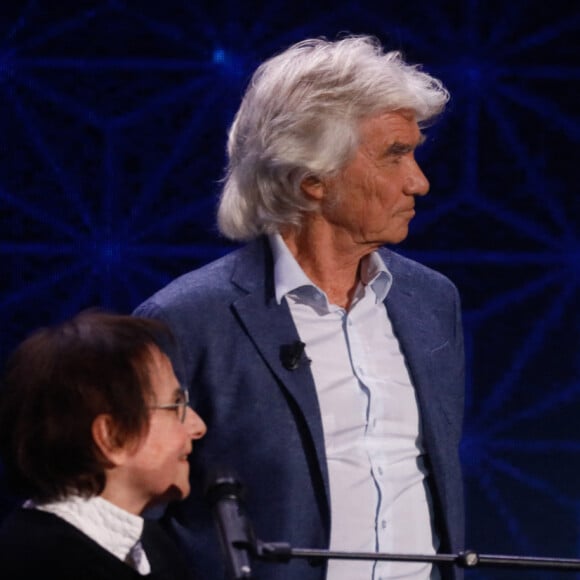 Exclusif - Marie-Paule Belle, Daniel Guichard, Didier Barbelivien - Surprises - Enregistrement de l'émission "La boîte à secrets N°18", présentée par F.Bollaert et diffusée le 12 janvier 2024 sur France 3 © Christophe Clovis / Bestimage