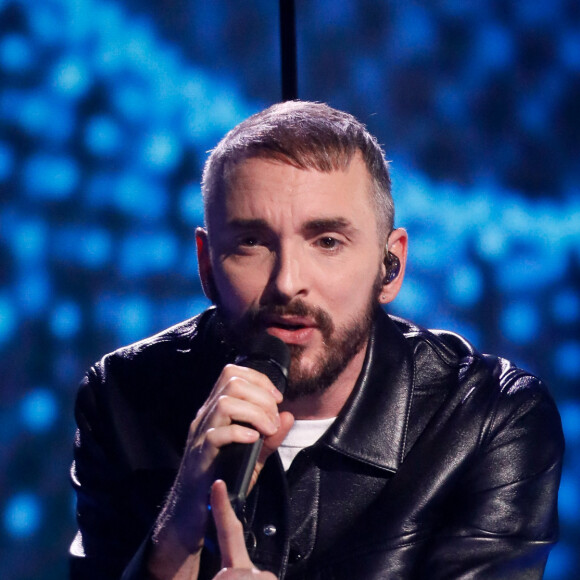 Exclusif - Christophe Willem - Surprises - Enregistrement de l'émission "La boîte à secrets N°18", présentée par F.Bollaert et diffusée le 12 janvier 2024 sur France 3 © Christophe Clovis / Bestimage