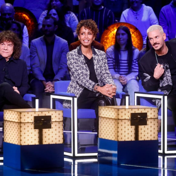 Exclusif - Richard Cocciante, Sonia Rolland, M. Pokora (Matt Pokora) - Enregistrement de l'émission "La boîte à secrets N°17", présentée par F.Bollaert et diffusée le 19 janvier sur France 3 © Christophe Clovis / Bestimage