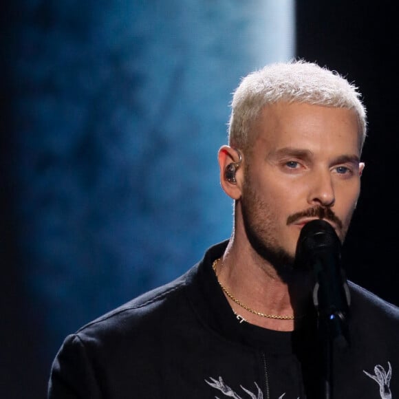 Exclusif - M. Pokora (Matt Pokora) - Enregistrement de l'émission "La boîte à secrets N°17", présentée par F.Bollaert et diffusée le 19 janvier sur France 3 © Christophe Clovis / Bestimage