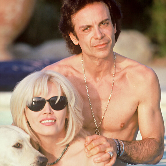 Amanda Lear et Alain-Philippe Malagnac à Saint-Rémy de Provence