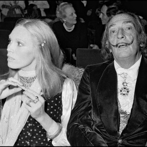 Amanda Lear et Salvador Dali en 1972