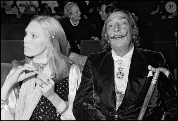 Amanda Lear et Salvador Dali en 1972