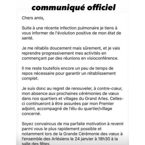 Patrick de Carolis donne de ses nouvelles après son infection pulmonaire, sur Instagram.