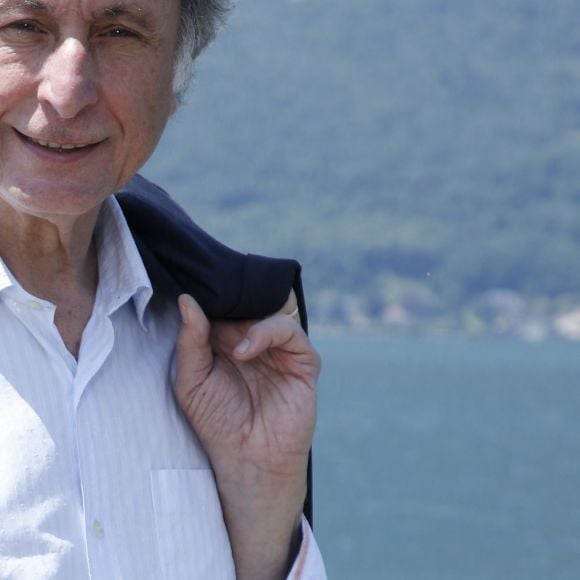 Exclusif - Patrick de Carolis sur le ponton du restaurant "Le Lido", lors de la 2ème édition du Festival du Cinéma Français et Gastronomie d'Aix-les-Bains (6 - 10 juin 2023), le 8 juin 2023. © Denis Guignebourg / Bestimage