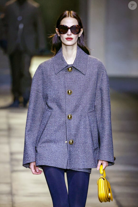 Jeanne Cadieu - Défilé AMI, collection homme prêt-à-porter automne-hiver 2024 lors de la Fashion Week de Paris (PFW), le 19 janvier 2024.