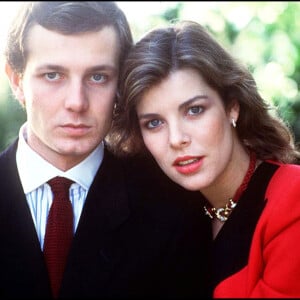 Caroline de Monaco et Stefano Casiraghi en 1983