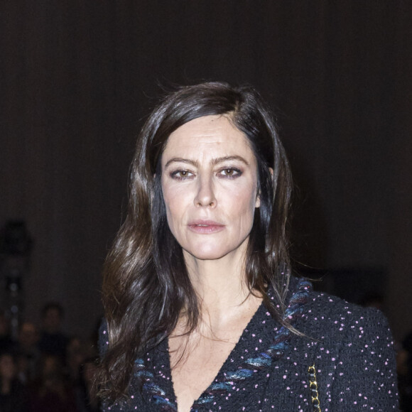 Anna Mouglalis - Front row du défilé de mode Haute-Couture automne-hiver 2024/2025 "Chanel" au Grand Palais Ephémère lors de la fashion week de Paris. Le 23 janvier 2024 © Olivier Borde / Bestimage 