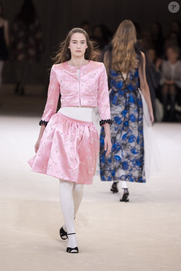 Défilé de mode Haute-Couture automne-hiver 2024/2025 "Chanel" au Grand Palais Ephémère lors de la fashion week de Paris. Le 23 janvier 2024 © Olivier Borde / Bestimage 