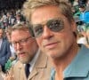 L'une a été capturée en 2020 sur un tapis rouge et la seconde, plus récente, a été prise alors que l'acteur assistait au tournoi de Wimbledon.
Brad Pitt et Guy Ritchie assistent au tournoi de Wimbledon. Londres.