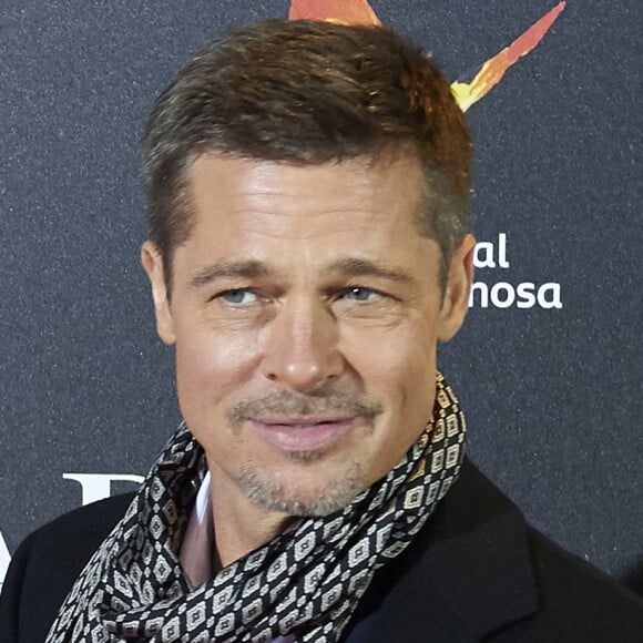 Brad Pitt lors de la première de "Alliés" (Allied) au cinéma Callao à Madrid, Espagne. © Jack Abuin/Zuma Press/Bestimage