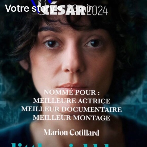 En légende de ces images, il écrit : "27/11/22 Quand tu filmes ta meuf en cachette qui répète un rôle... Pour ceux qui ont vu mon film Rock'nRoll on est pas loin quand même !".
Marion Cotillard, instagram