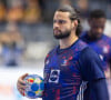 C'est grâce à lui que les Bleus se sont qualifiés en finale du championnat d'Europe de handball
Prandi Elohim (France) - L'équipe de France s'impose contre la Croatie (34-32) pour son premier match lors du championnat d'Europe 2024 à Cologne en Allemagne le 18 janvier 2024. 