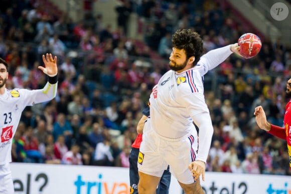 Elohim Prandi (France) - Championnat du monde de handball - Match "France - Espagne (28-26)" à Cracovie en Pologne, le 22 janvier 2023. 