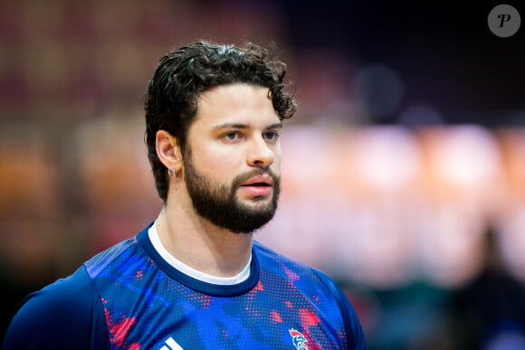 Elohim Prandi (France) - Championnat du monde de handball - Match "Slovenie - France (31-35)" à Katowice en Pologne, le 16 janvier 2023. 