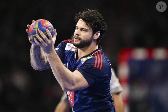 Elohim Prandi (Fra) - Tournoi de France de Handball - Match "France - Pays-Bas (43-32)" au Mans, le 4 janvier 2023. 