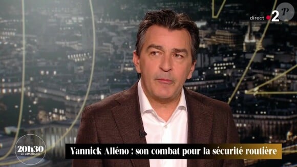 Yannick Alléno revient une nouvelle fois sur la mort de son fils Antoine, fauché par un chauffard, durant l'émission 20h30 le dimanche.