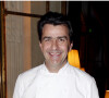 Info - Le chef Yannick Alleno va se marier avec Laurence Bonnel début décembre - Yannick Alleno, chef cuisine du Meurice Diner pour les révélations des Cesar a l'hotel Meurice a Paris le 14 janvier 2013 