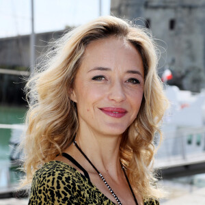 Hélène De Fougerolles pour la série télévisée "Balthazar" au photocall du troisième jour du festival international du film de La Rochelle, France, le 14 septembre 2018. © Patrick Bernard/Bestimage 