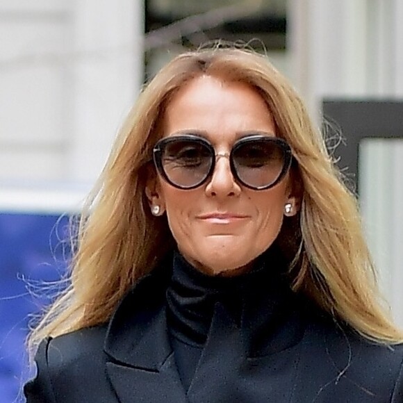 Céline Dion à la sortie de son concert au Barclays Center à New York.