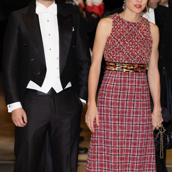 Dimitri Rassam, Charlotte Casiraghi - Arrivées à la soirée de gala de la Fête Nationale Monégasque au Grimaldi Forum le 19 novembre 2022. © Olivier Huitel / Pool Monaco / Bestimage 