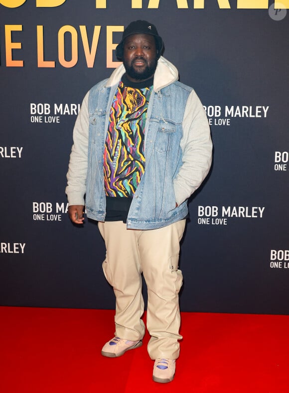 Djimo - Première du film "Bob Marley One Love" au Grand Rex à Paris le 1 fevrier 2024. © Coadic Guirec/Bestimage