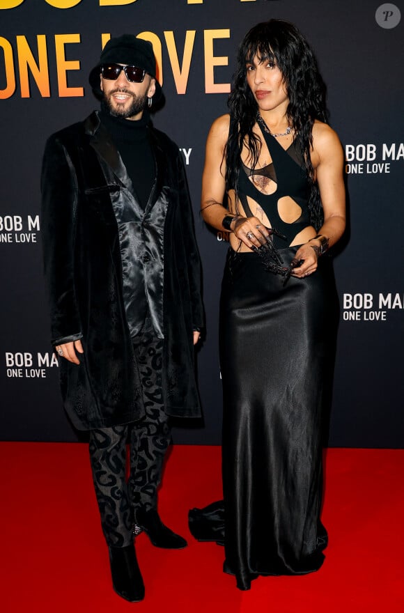 Sofiane Pamart et Loreen - Première du film "Bob Marley One Love" au Grand Rex à Paris le 1 fevrier 2024. © Coadic Guirec/Bestimage 