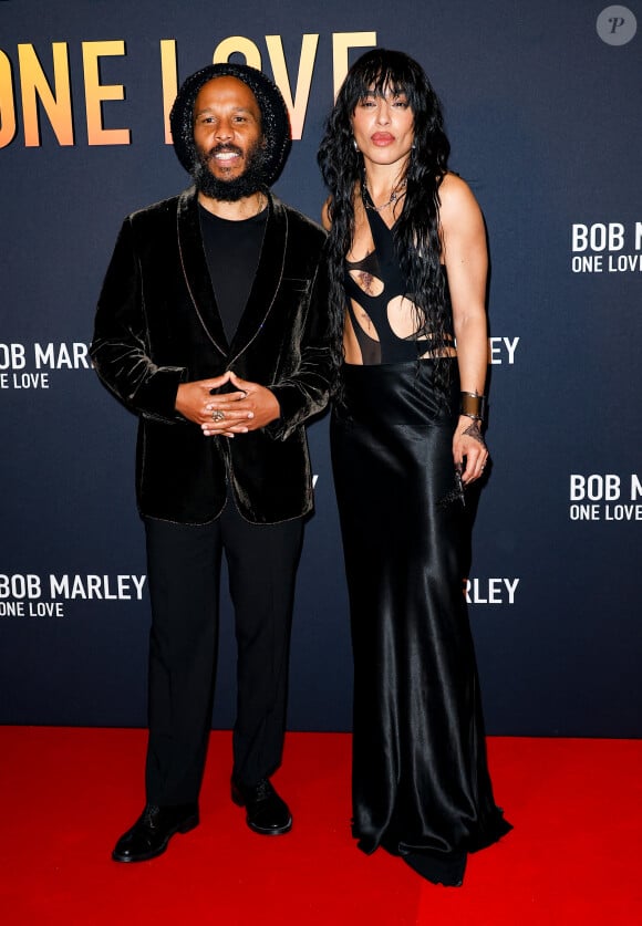 Ziggy Marley et Loreen - Première du film "Bob Marley One Love" au Grand Rex à Paris le 1 fevrier 2024. © Coadic Guirec/Bestimage 