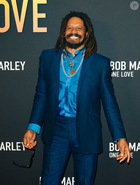 Rohan Marley - Première du film "Bob Marley One Love" au Grand Rex à Paris le 1 fevrier 2024. © Coadic Guirec/Bestimage 