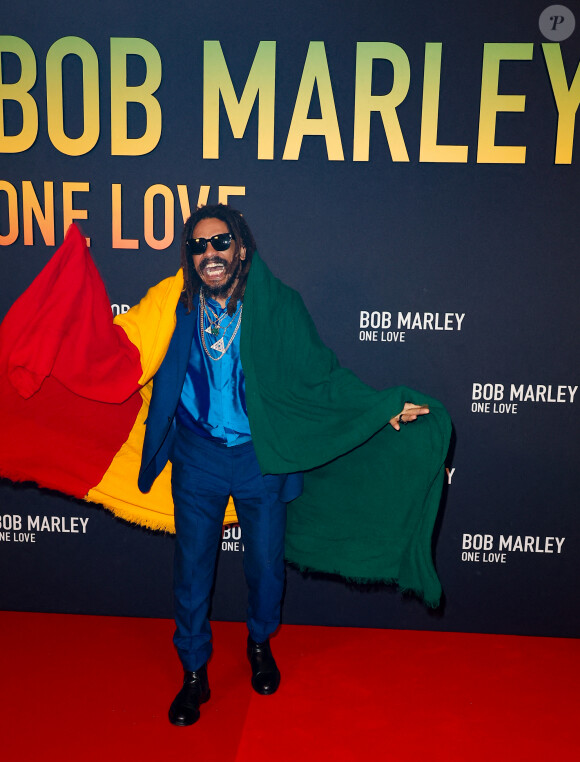 Rohan Marley - Première du film "Bob Marley One Love" au Grand Rex à Paris le 1 fevrier 2024. © Coadic Guirec/Bestimage 