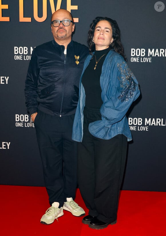 David Donatien et Yael Naim - Première du film "Bob Marley One Love" au Grand Rex à Paris le 1 fevrier 2024. © Coadic Guirec/Bestimage 