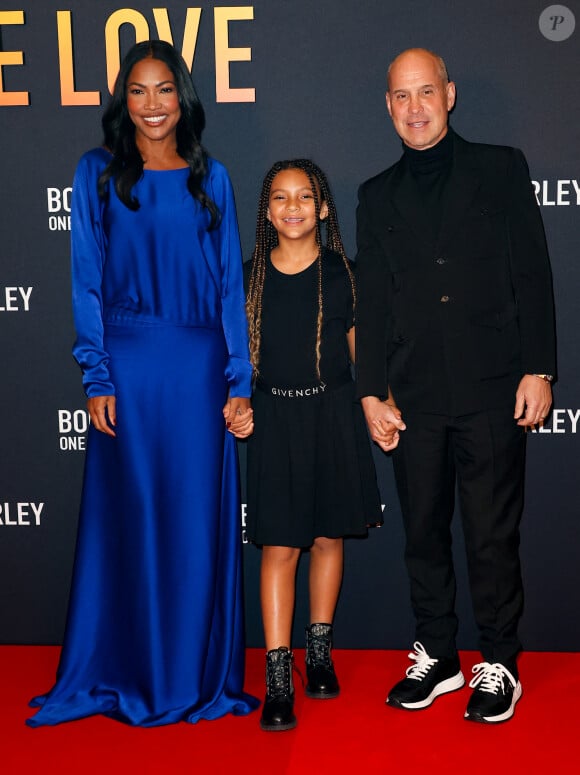 Tracy James avec son mari Brian Robbins et leur fille Stella - Première du film "Bob Marley One Love" au Grand Rex à Paris le 1 fevrier 2024. © Coadic Guirec/Bestimage 