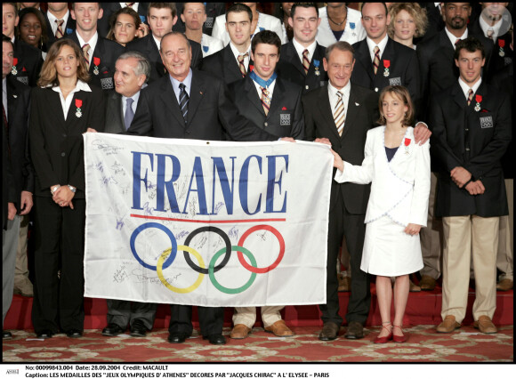 
Tony Estanguet parmi les médaillés des Jeux Olympiques d'Athènes