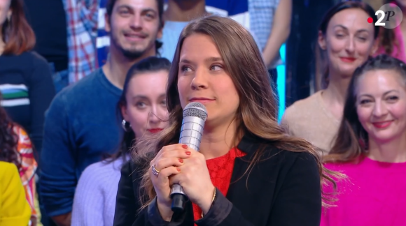 Honorine, nouvelle Maestro du célèbre jeu de Nagui "N'oubliez pas les paroles", sur France 2.