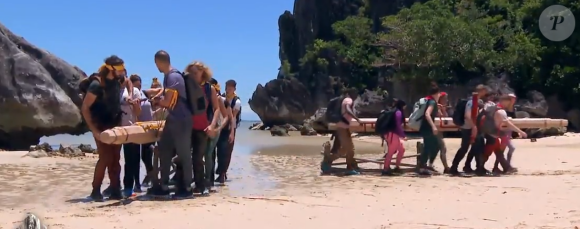 Maxime a en effet eu l'idée de garder quelques bananes pour sa consommation personnelle...
Premier épisode de "Koh-Lanta, Les Chasseurs d'immunité" sur TF1.