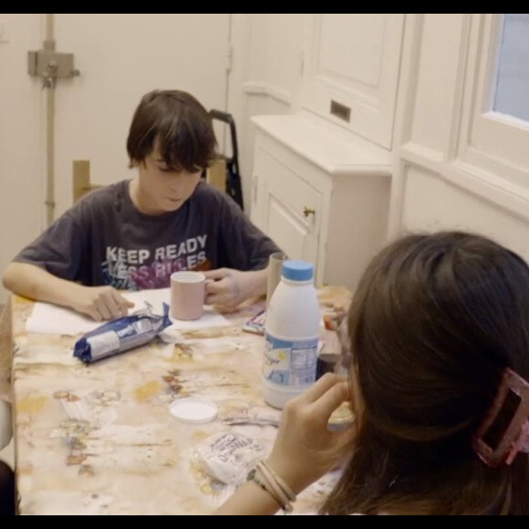 Jules et Bella, les enfants de Jean-Marie Bigard et Lola Marois. @ TF1