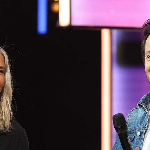 Zazie et Vianney - Les personnalités se mobilisent lors de la 37ème édition du Téléthon sur le plateau de France 2, avec pour parrain Vianney. Le 8 décembre 2023. © Coadic Guirec / Bestimage