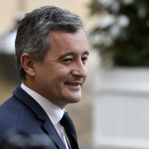 Le ministre de l'intérieur, Gérald Darmanin - Le premier ministre réunit les membres de son gouvernement pour partager les priorités gouvernementales, préparer la déclaration de politique générale et rappeler la méthode de travail, à Matignon, Paris, le 18 janvier 2024 © Stéphane Lemouton / Bestimage