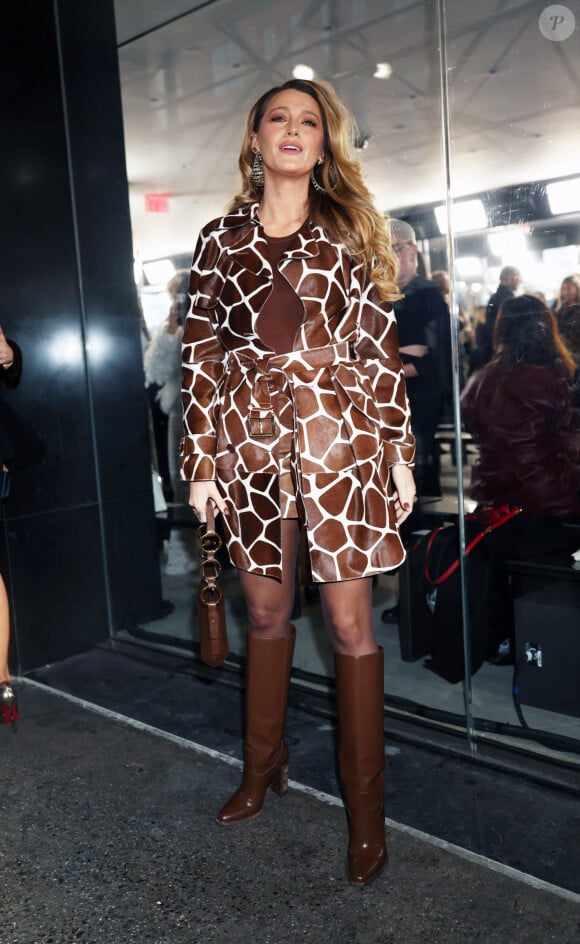 Blake Lively - Défilé Michael Kors, Fashion Week de New York, 13 février 2024.