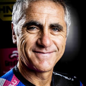 L'ancien coureur cycliste est en couple avec Marion Limouzy
 
Présentation du vélo d'appartement Technogym Ride par Laurent Jalabert à Paris le 17 mai 2022.